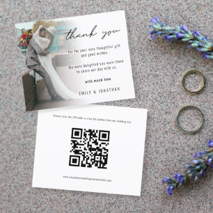 Budget Photo QR Code to Mariage Photos Merci