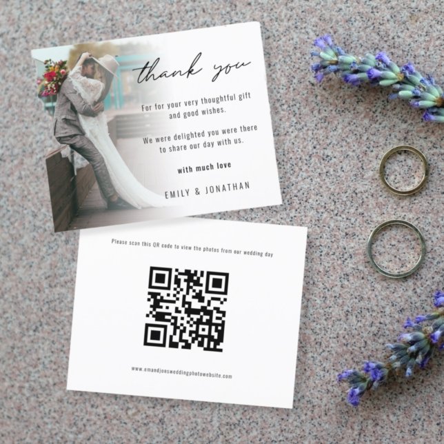 Budget Photo QR Code to Mariage Photos Merci (Créateur téléchargé)
