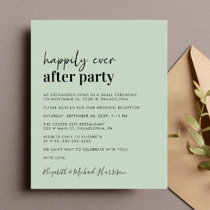 Budget Photo Sage Mariage Réception Invitation