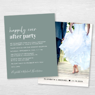 Budget Photo Sage Vert Mariage Accueil Invitation