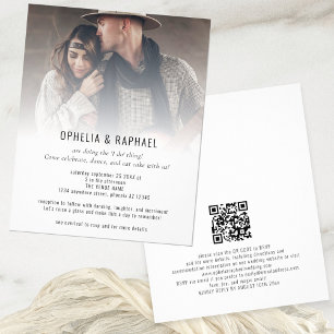 Budget Photo superposition QR Fun Mariage informel
