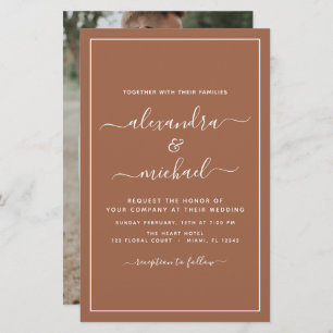 Budget Photo Terracotta Boho Mariage Simple