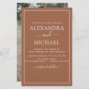 Budget Photo Terracotta Boho Mariage Simple