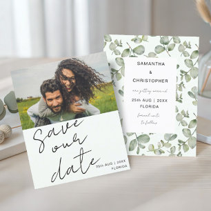 Budget Photo Vert Sauge Enregistrez la Date