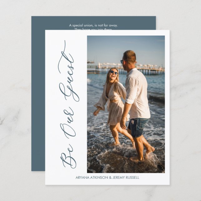 Budget Photo Wedding Wimshical Be Our Guest Script (Devant / Derrière)