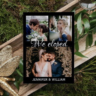 Budget Photocollage Nous avons Elopé Mariage Faire