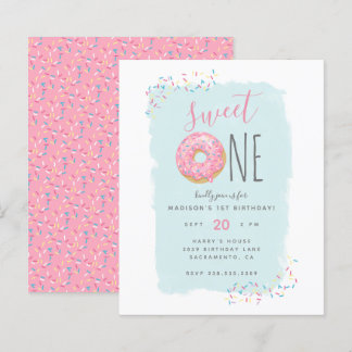 Budget Pink Doughnut Parsemer Doux 1er anniversair