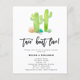 Budget Plaisir Couples Succulents Douche Invitatio