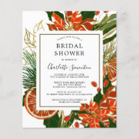 Budget Poinsettia Citrus nuptiale de douche Invita