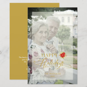 Budget Poinsettias Joyeuses Vacances Famille Photo