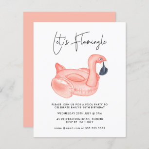Budget Pool Party Flamingle anniversaire