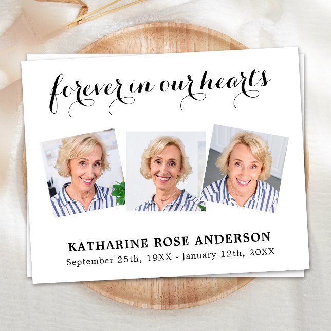 Budget Pour Toujours Dans Nos Coeurs Merci Funérai (Créateur téléchargé)