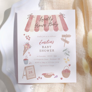 Budget pour une baby shower au marché de producteu