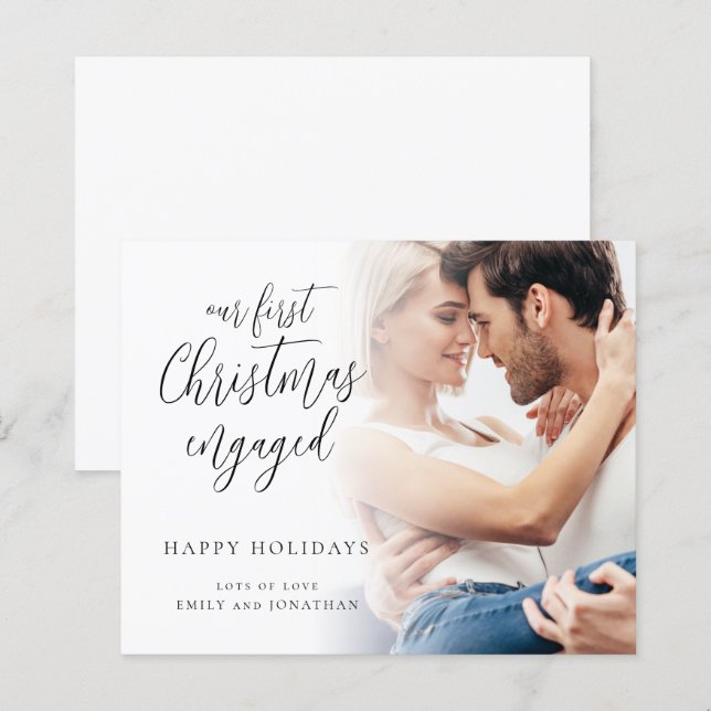 BUDGET Premier Noël Engagé Script Photo (Devant / Derrière)