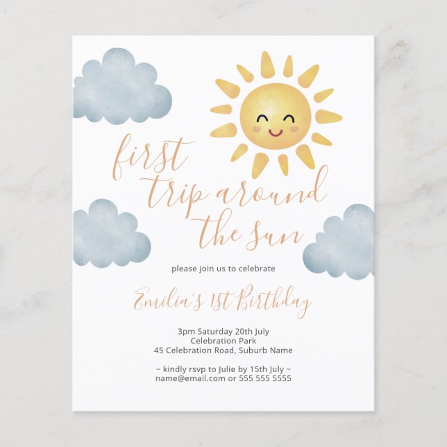 Budget Premier Voyage Autour Du Soleil Premier Ann (Devant)