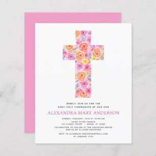 Budget Première Sainte Communion Pastel Floral Ros