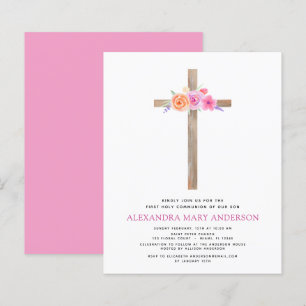 Budget Première Sainte Communion Pastel Floral Ros