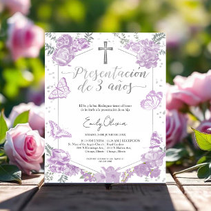 Budget Presentación 3 años Espagnol Invitation