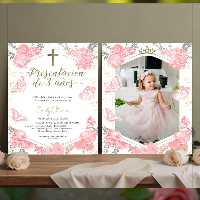 Budget Presentación 3 años Photo Invitation (Créateur téléchargé)