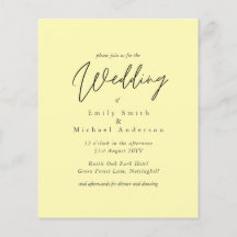 BUDGET Purple Jaune Couleurs Gris Mariage Inviter
