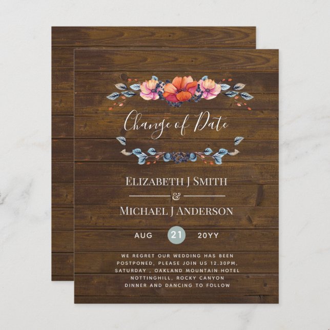 BUDGET Purple Orange Dusk jusqu'à l'aube Mariage I (Devant / Derrière)