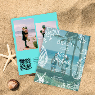 Budget QR CODE 3 photo été mariage plage