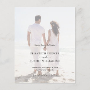 Budget QR Code Mariage photo Enregistrer la date