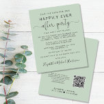 Budget QR Code Mariage Réception Enregistrer la da<br><div class="desc">Elégant et économique, sauvez la date de l'annonce pour une réception ou une fête pour célébrer votre événement/mariage privé. "Save the Date For Our Happily Ever After Party" est écrit dans une simple typographie et un script élégant avec des swashes; personnalisez votre faire-part mariage, ajoutez une partie ou la réception...</div>