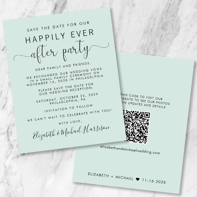 Budget QR Code Mariage Réception Enregistrer la da (Créateur téléchargé)