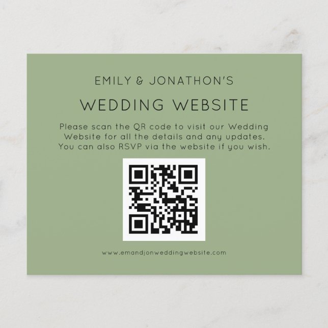Budget QR Code Mariage Site Web Sage Encl (Devant)