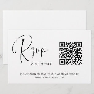 Budget QR Code RSVP Mariage