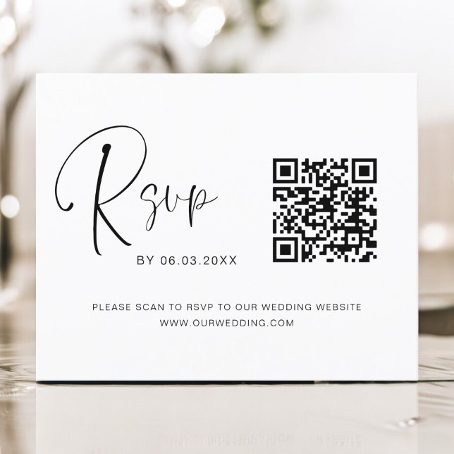 Budget QR Code RSVP Mariage (Créateur téléchargé)
