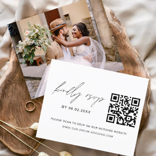Budget QR Code RSVP Mariage photo