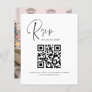 Budget QR Code RSVP Mariage Photo Website