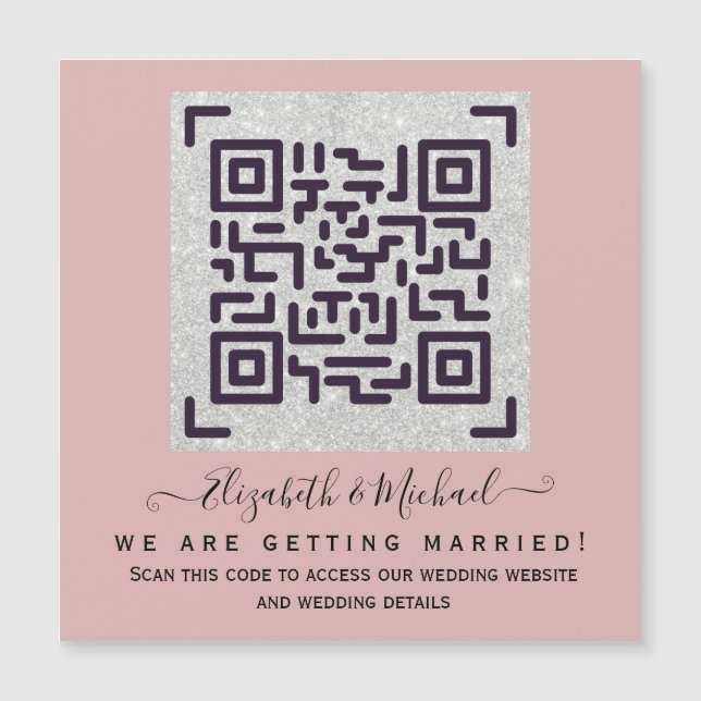 Budget QR Code Website RSVP Mariage de l'hôtel Dét (Devant)