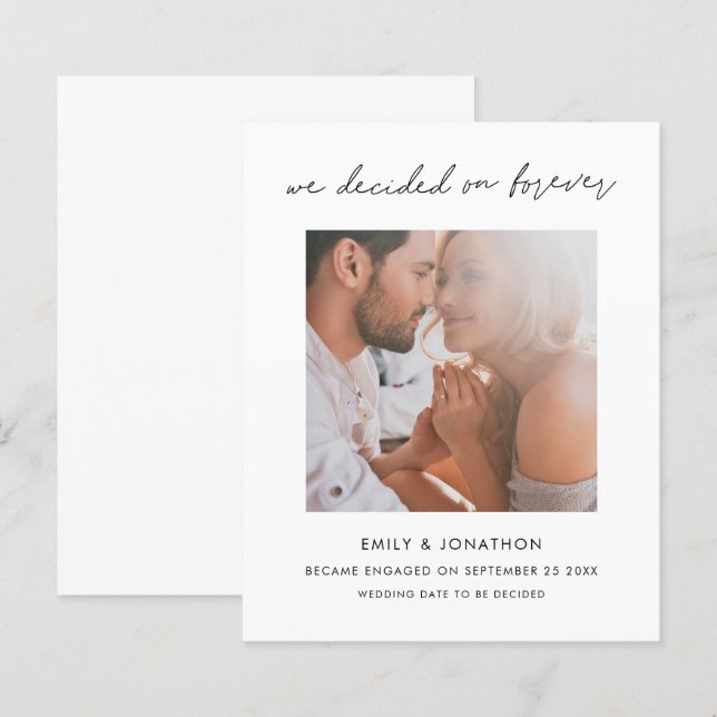 Budget Que Nous Avons Décidé Sur Forever Photo Fia (Devant / Derrière)