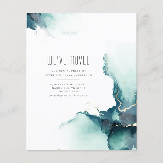 Budget que nous avons déplacé Faire-part de déplac (Devant)