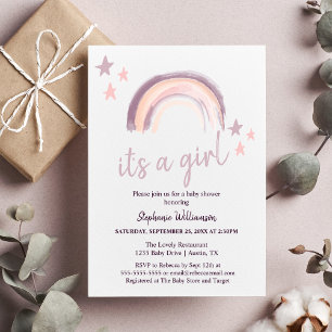 Budget Rainbow Boho C'est un Baby shower de fille