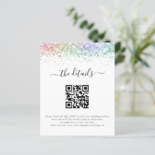 Budget Rainbow Parties scintillant QR Code Détails