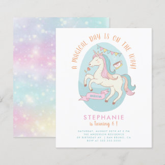Budget Rainbow Unicorn Fête d'anniversaire de la f
