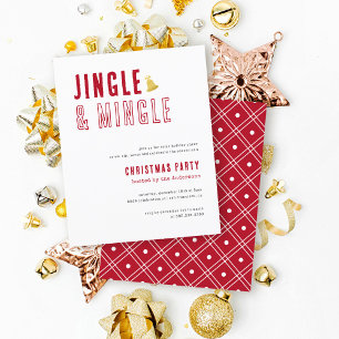 Budget Red & White Jingle & Mingle Christmas Party