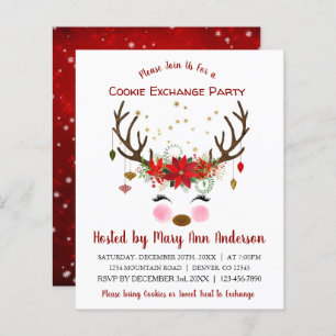 Budget Reinder Christmas Cookie Exchange Party