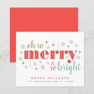 Budget Rétro Noël Oh So Joyeux