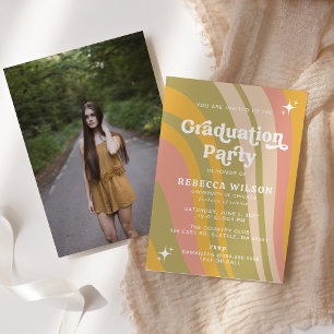 Budget Retro Super les années 70 Graduation Party 