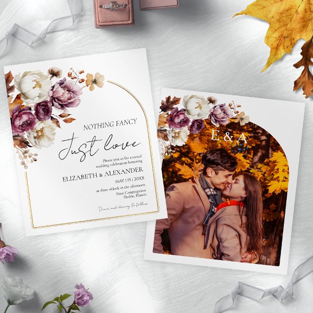 Budget Rien De Chic | Faire-part de mariage photo (Créateur téléchargé)