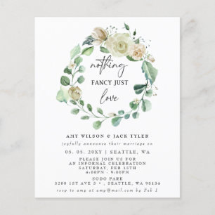 Budget Rien De Fancy Just Love Faire-part