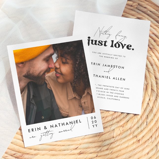 Budget Rien de Fantaisie Juste Amour Mariage Rétro (Créateur téléchargé)