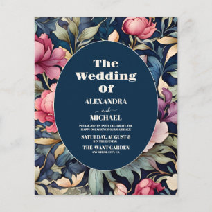 Budget Romantique Fleurs Roses Douces Mariage