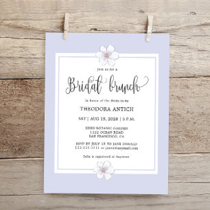 Budget Romantique Lilac Floral Bridal Brunch