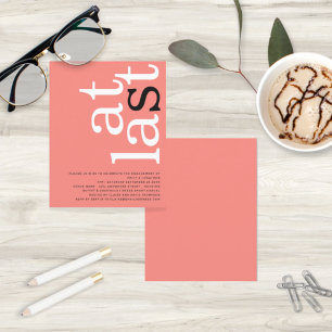 BUDGET Rose de corail à Dernier Invitation de la p